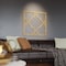 Ekena Millwork Large Marrakesh Decorative Fretwork Wood Wall Panels, Walnut, 23 3/8"W x 23 3/8"H x 3/8"T WALW24X24X0375MRKWA - alternate 4